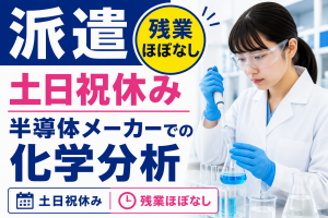 半導体メーカーでの分析のお仕事