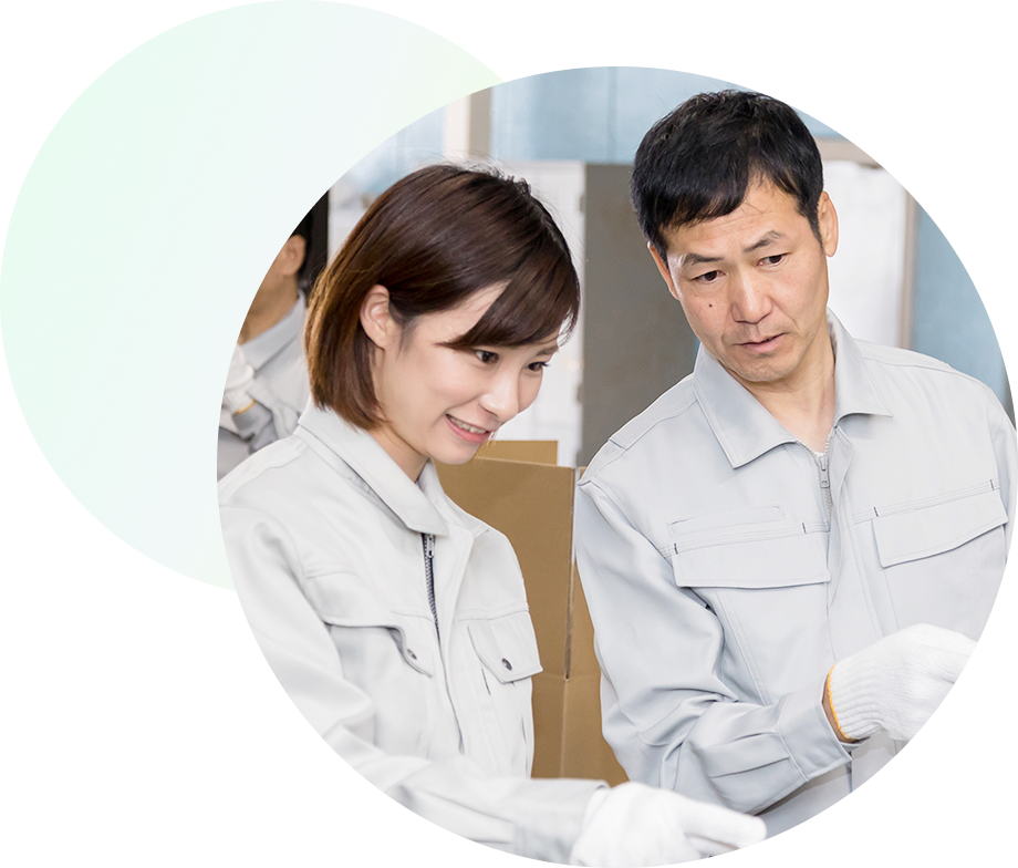 社員の写真