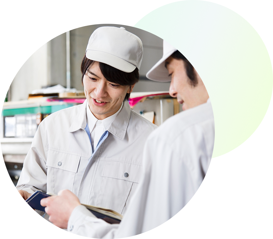 相談してる