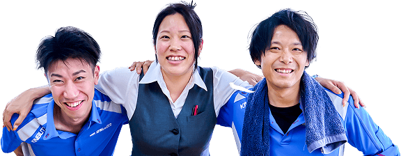 笑顔の社員たち