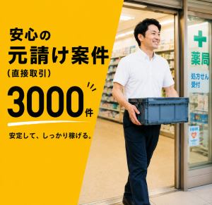 新着／【要車両持込み】企業向け配送のドライバー／土日祝休