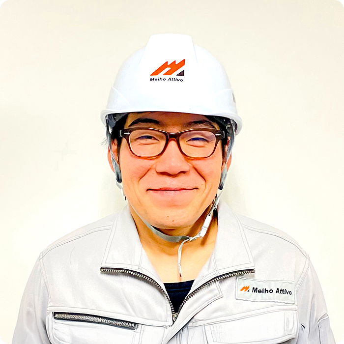 空調設備施工管理職の男性社員