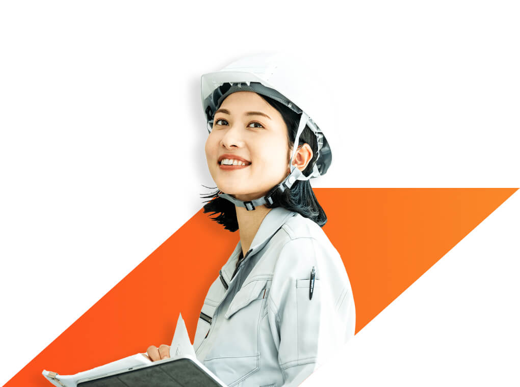 施工管理職の女性社員