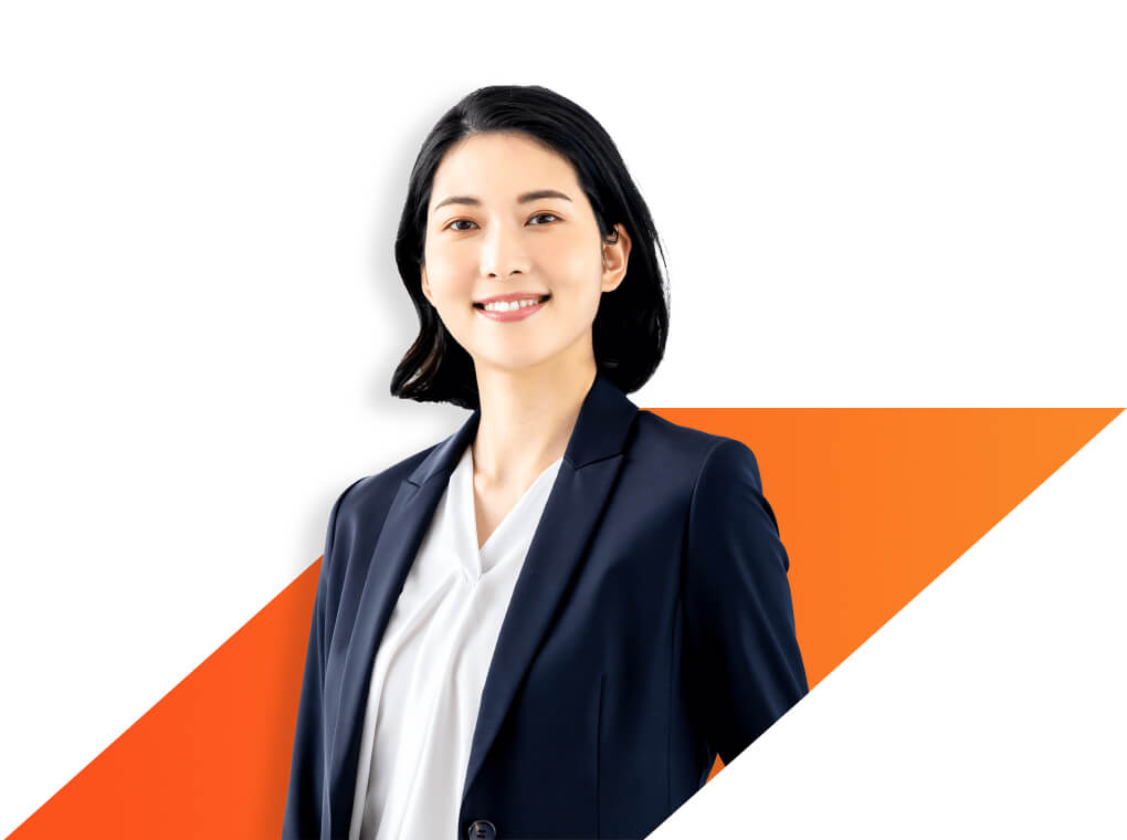 営業職の女性社員