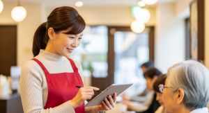 シニアマンション内レストランのホール（17時～20時半）_01