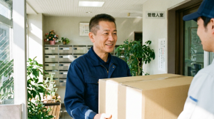 夫婦住込み管理人　年間休日120日以上
