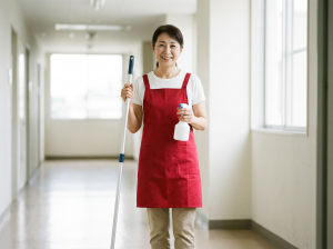 未経験OK／女子学生寮の清掃スタッフ
