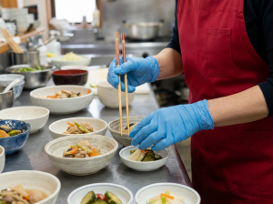社員食堂での調理補助