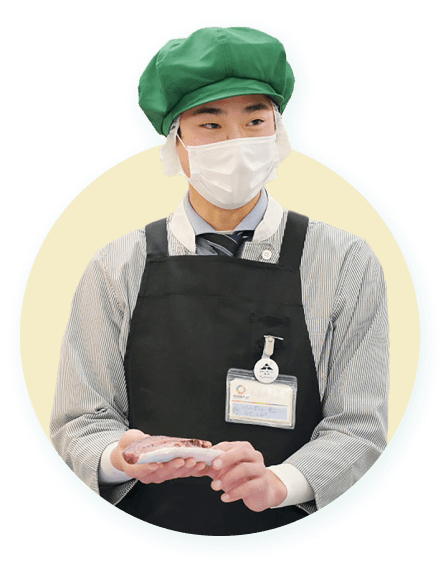 水産部門で働く社員