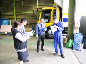 運送会社の事務スタッフ