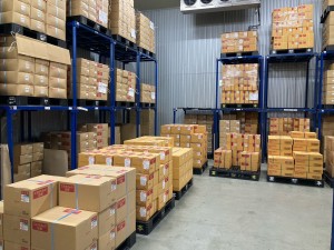 物流センターでの仕分け作業スタッフ