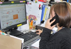 運送会社の事務スタッフ