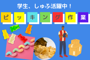 配送センター内でのピッキング作業