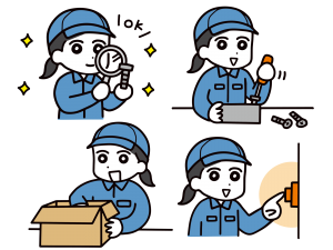 夜勤でガッツリ！自動車ドアに付属する小物部品の組立作業