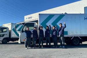 リネンの集配ドライバー／3トントラック