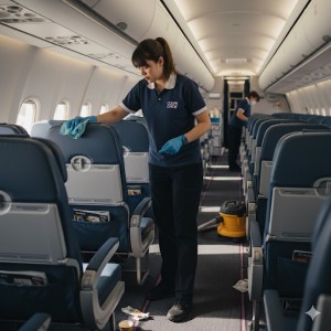 機内整備清掃@新千歳空港◎新卒未経験可/週3～5日相談可