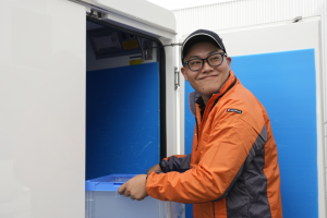 普免で焼菓子などの固定ルート配送/お店への荷物だから再配達なし